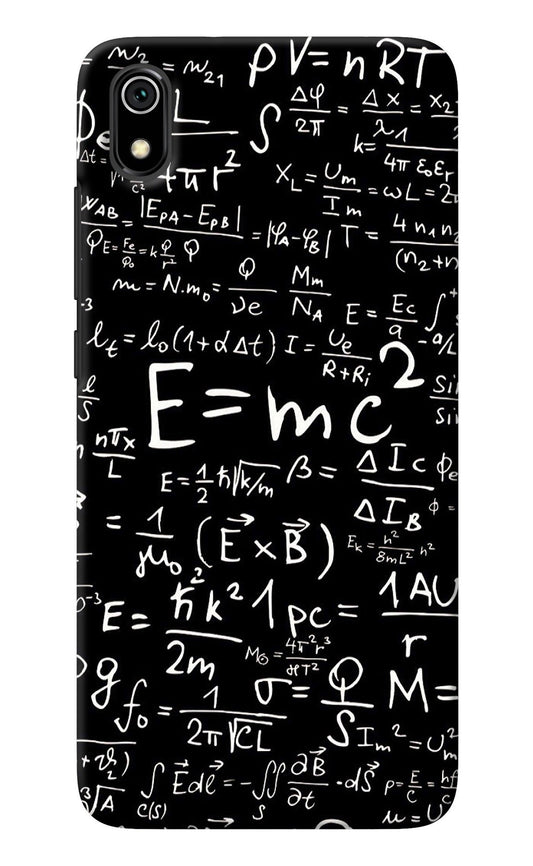 Physics Albert Einstein Formula Redmi 7A Back Cover