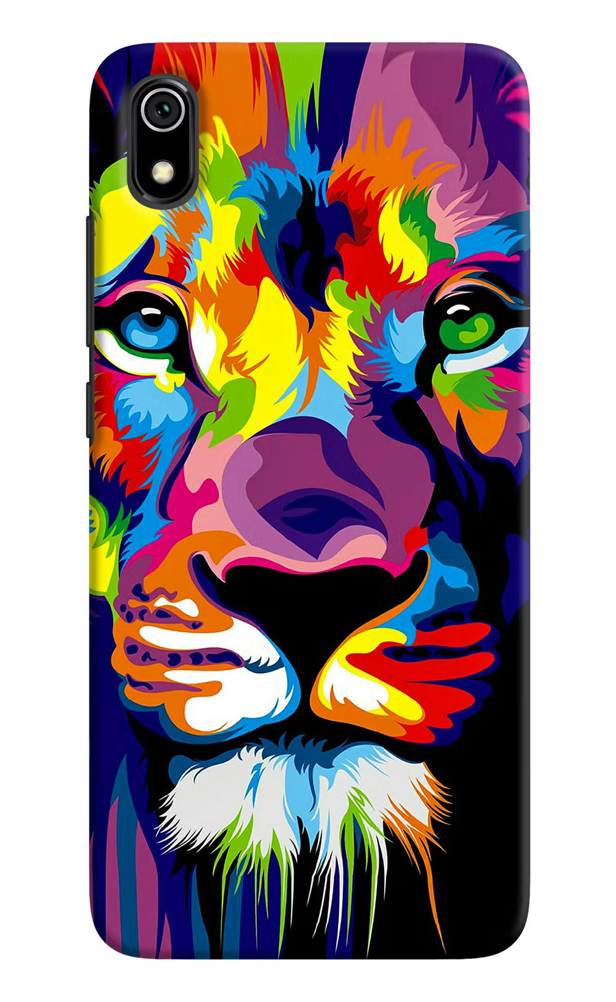 Lion Redmi 7A Back Cover, Hard case