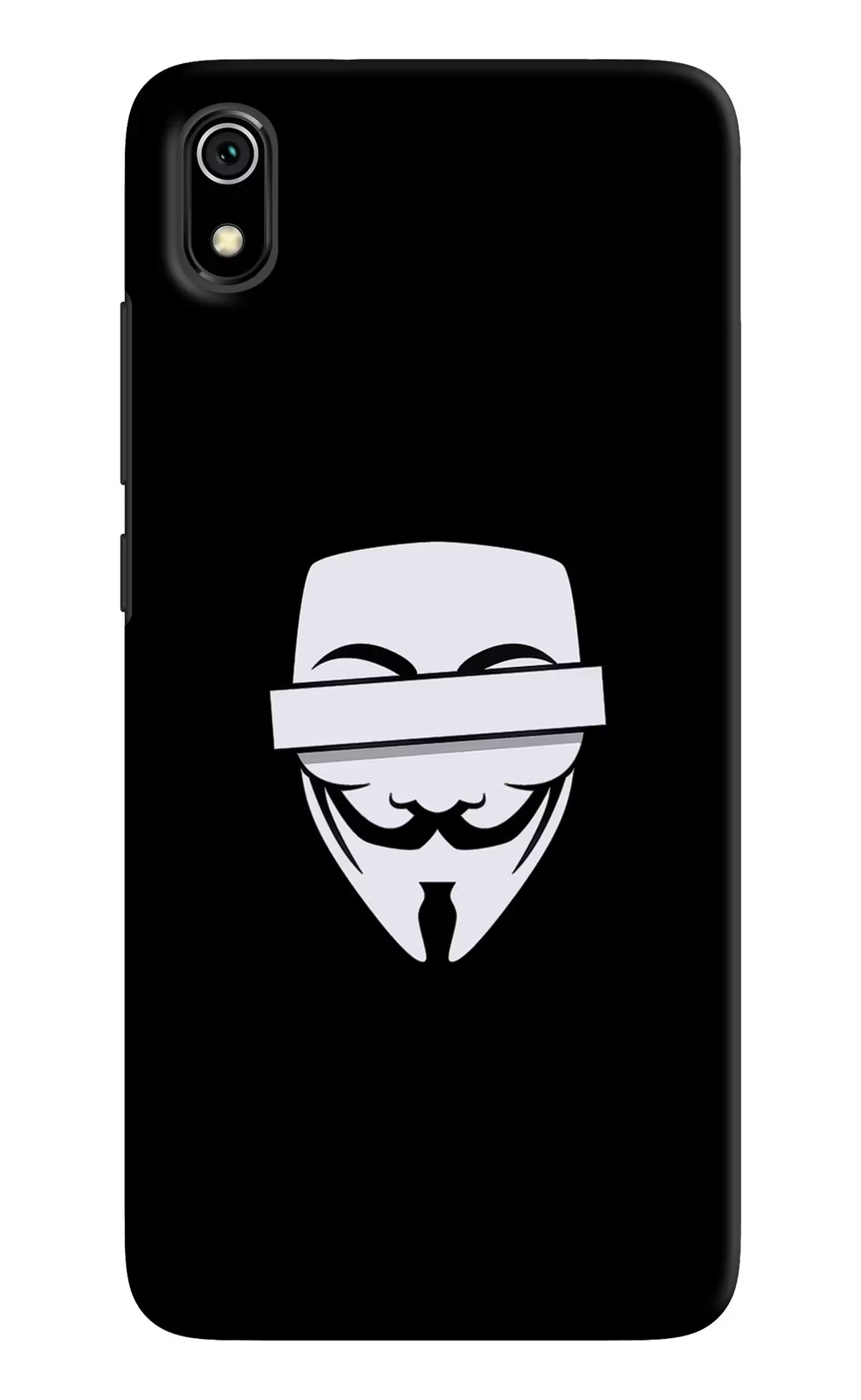 Anonymous Face Redmi 7A Hard Case Back Cover by Casekaro