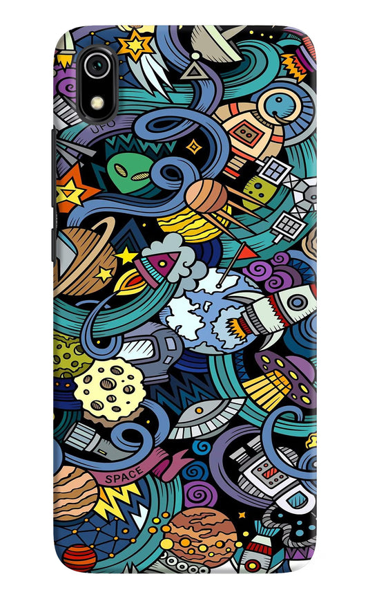 Space Abstract Redmi 7A Hard Case Back Cover by Casekaro