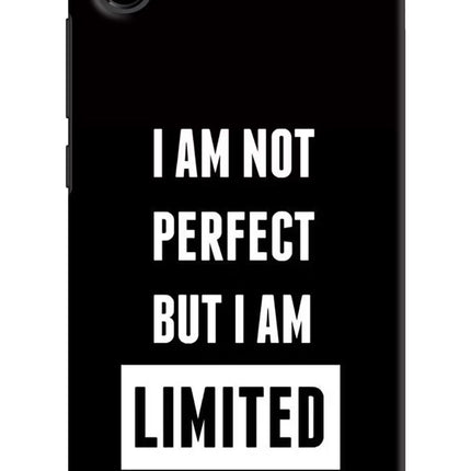 I Am Not Perfect But I Am Limited Edition Redmi 7A Hard Case Back Cover by Casekaro