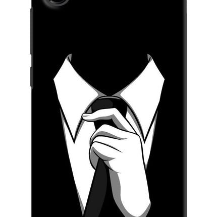 Black Tie Redmi 7A Hard Case Back Cover by Casekaro
