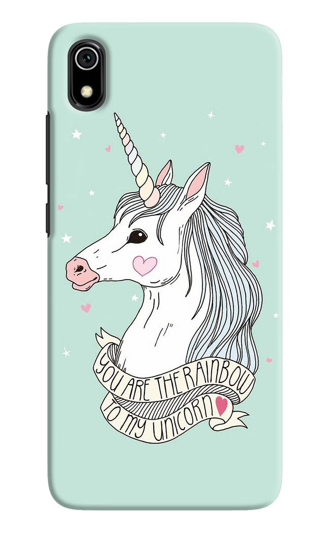 Unicorn Wallpaper Redmi 7A Hard Case Back Cover by Casekaro