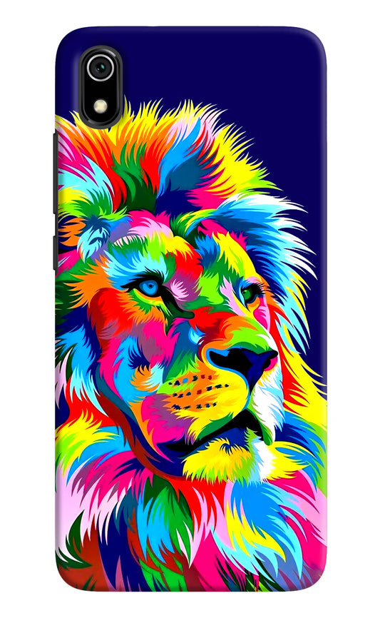 Vector Art Lion Redmi 7A Hard Case Back Cover by Casekaro