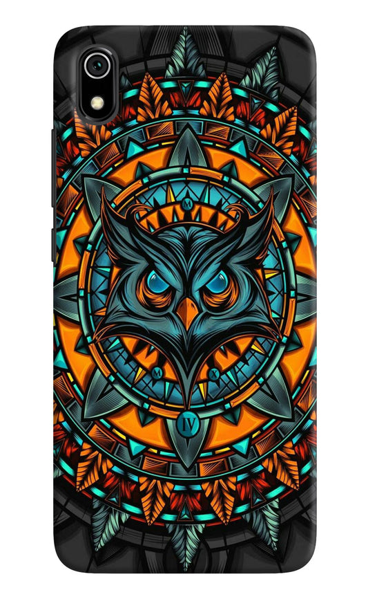 Angry Owl Art Redmi 7A Hard Case Back Cover by Casekaro