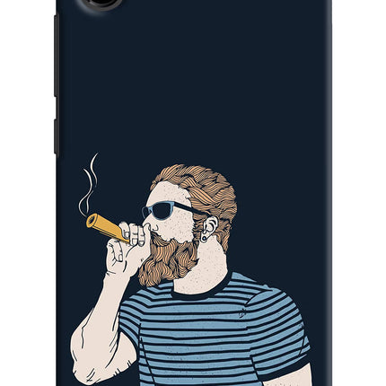 Smoking Redmi 7A Hard Case Back Cover by Casekaro