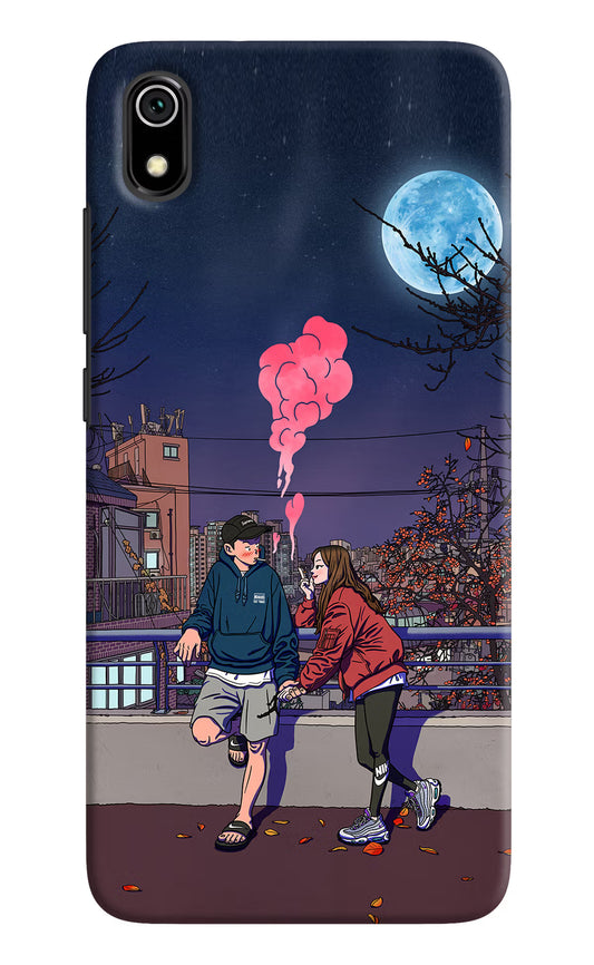 Chilling Couple Redmi 7A Hard Case Back Cover by Casekaro