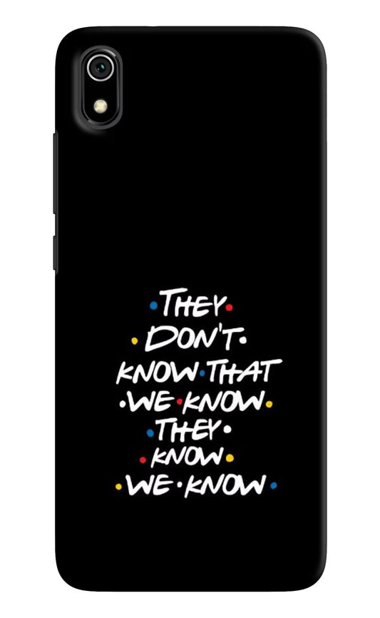 FRIENDS Dialogue Redmi 7A Hard Case Back Cover by Casekaro