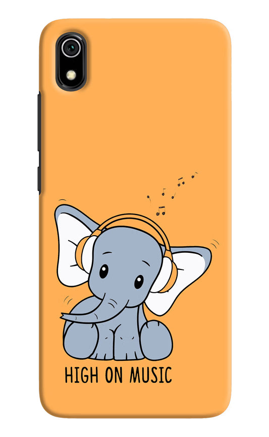 High On Music Redmi 7A Hard Case Back Cover by Casekaro
