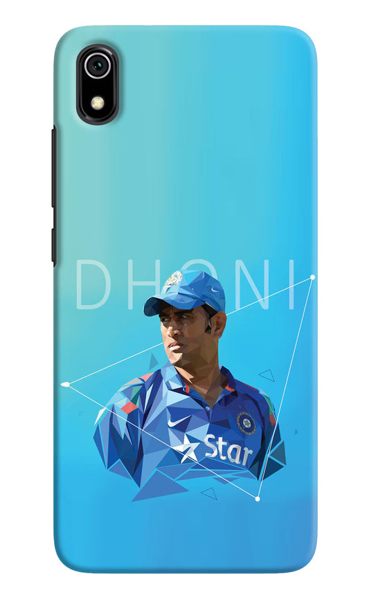 Dhoni Artwork Redmi 7A Hard Case Back Cover by Casekaro