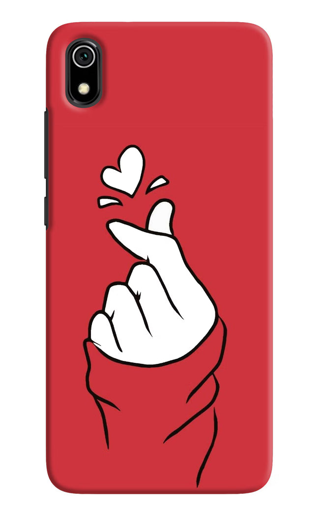 Korean Love Sign Redmi 7A Hard Case Back Cover by Casekaro