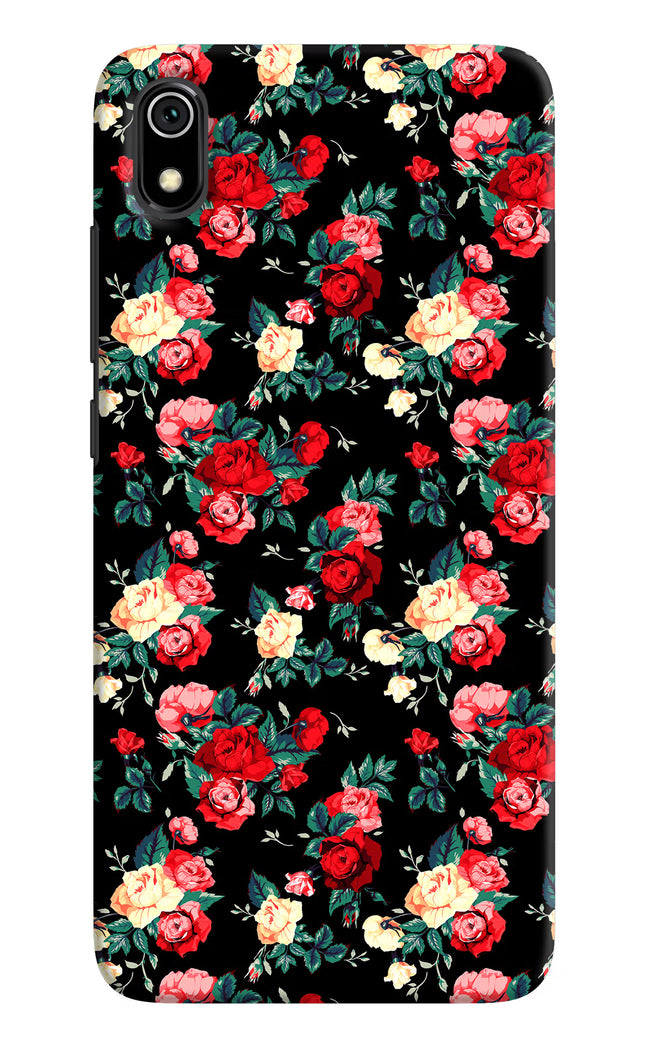 Rose Pattern Redmi 7A Hard Case Back Cover by Casekaro