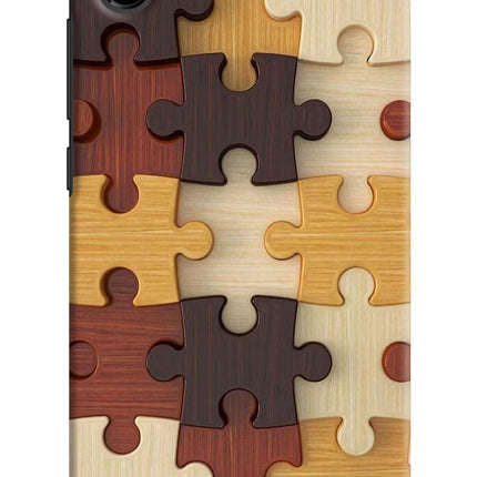 Wooden Puzzle Redmi 7A Hard Case Back Cover by Casekaro