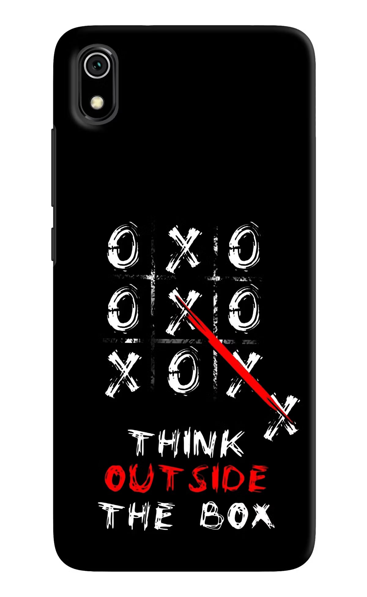Think out of the BOX Redmi 7A Hard Case Back Cover by Casekaro