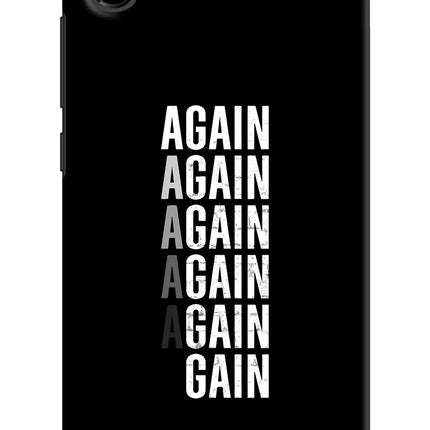 Again Again Gain Redmi 7A Hard Case Back Cover by Casekaro