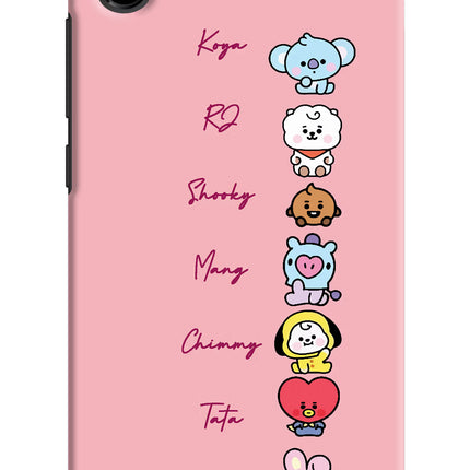 BTS names Redmi 7A Hard Case Back Cover by Casekaro