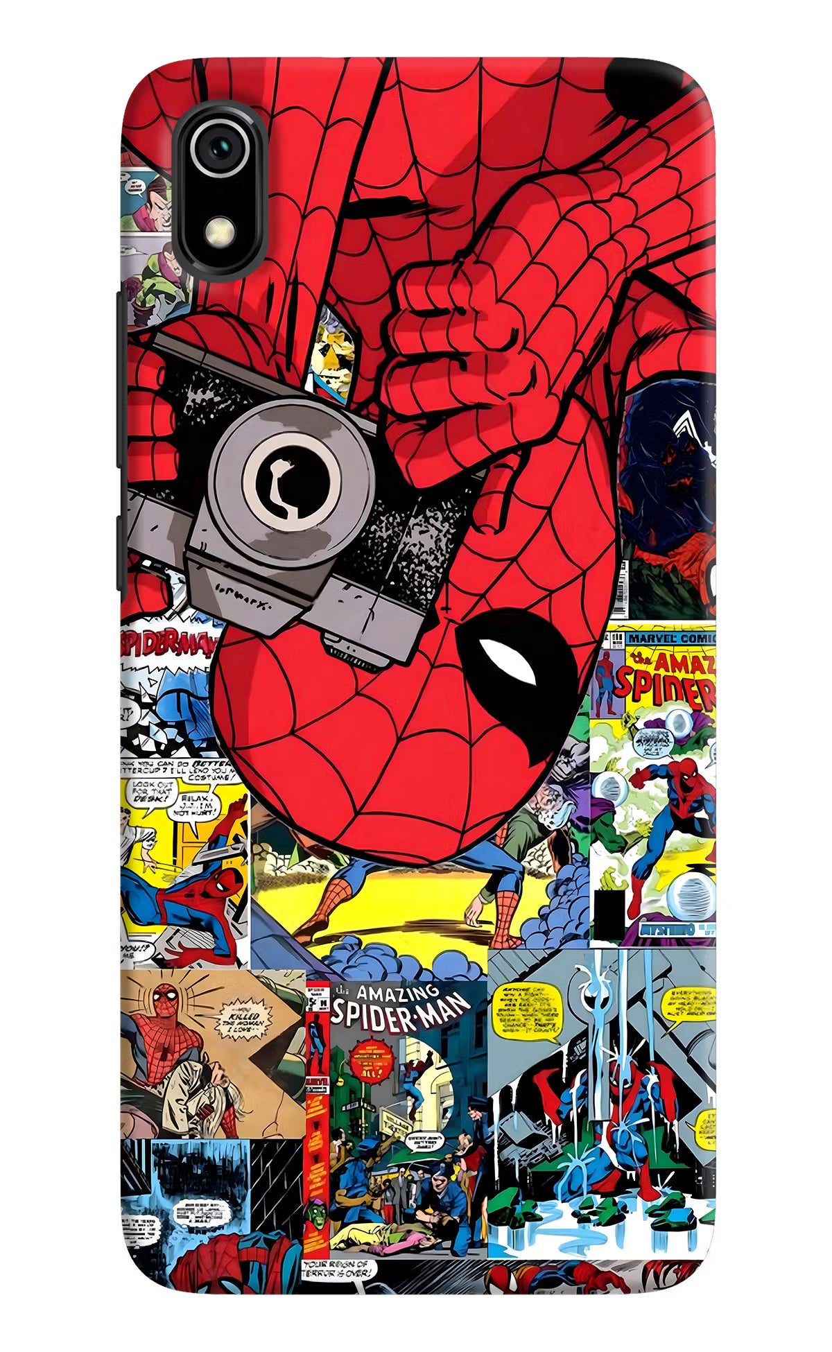 Spider Man Redmi 7A Hard Case Back Cover by Casekaro