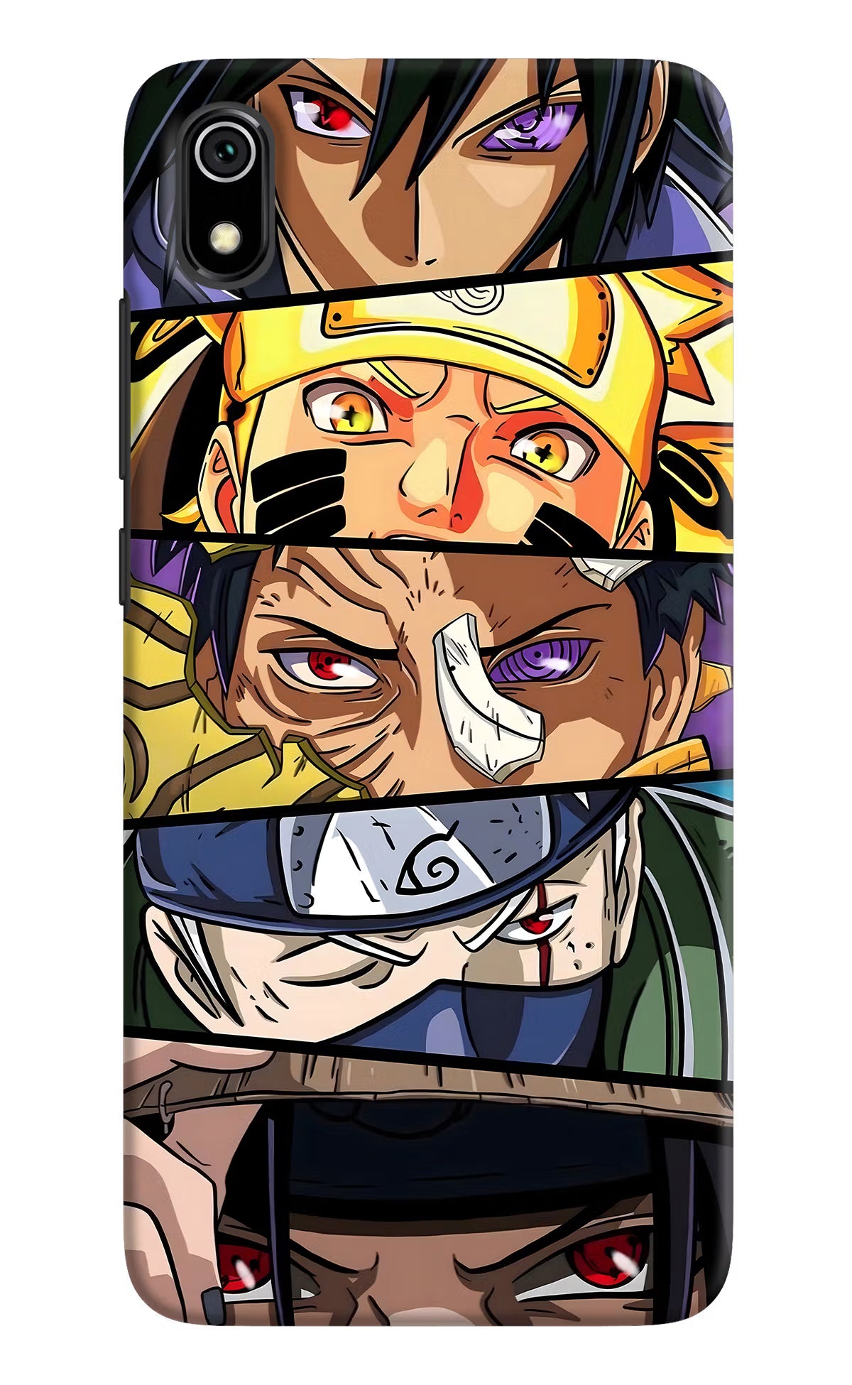 Naruto Character Redmi 7A Hard Case Back Cover by Casekaro