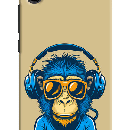 Monkey Headphone Redmi 7A Hard Case Back Cover by Casekaro