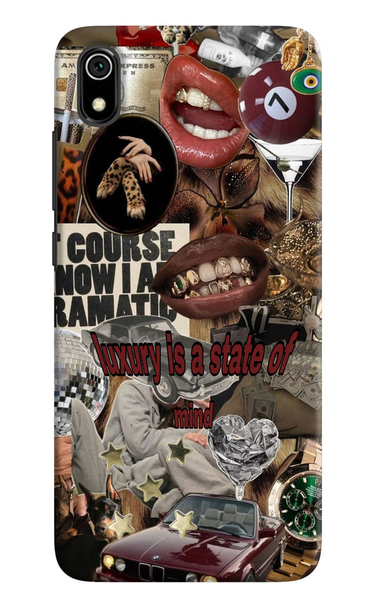 Luxury Redmi 7A Hard Case Back Cover by Casekaro