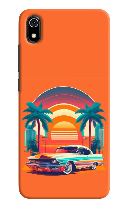 Palm Drive 80s Redmi 7A Hard Case Back Cover by Casekaro