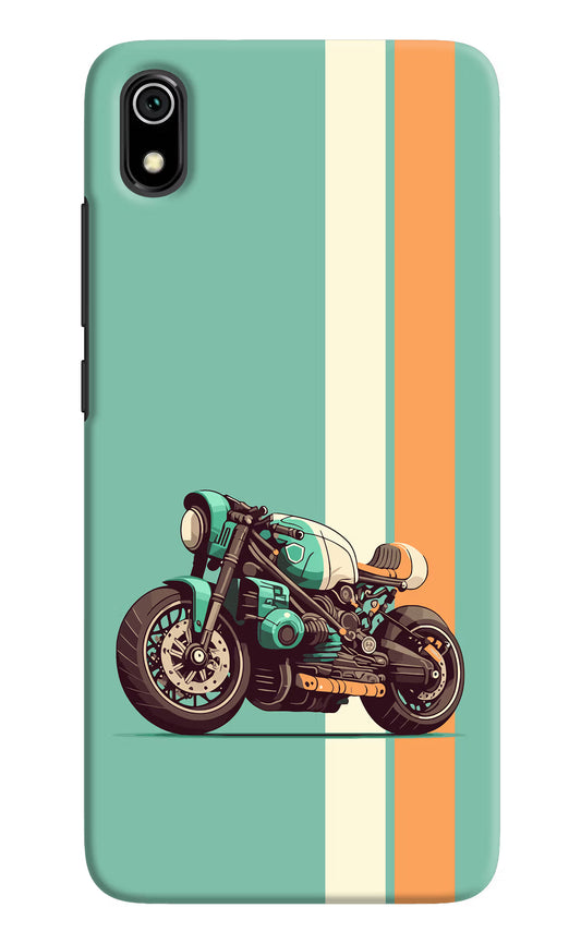 Striped Moto Drift Redmi 7A Hard Case Back Cover by Casekaro