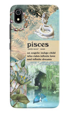 Pisces Zodiac Redmi 7A Hard Case Back Cover by Casekaro