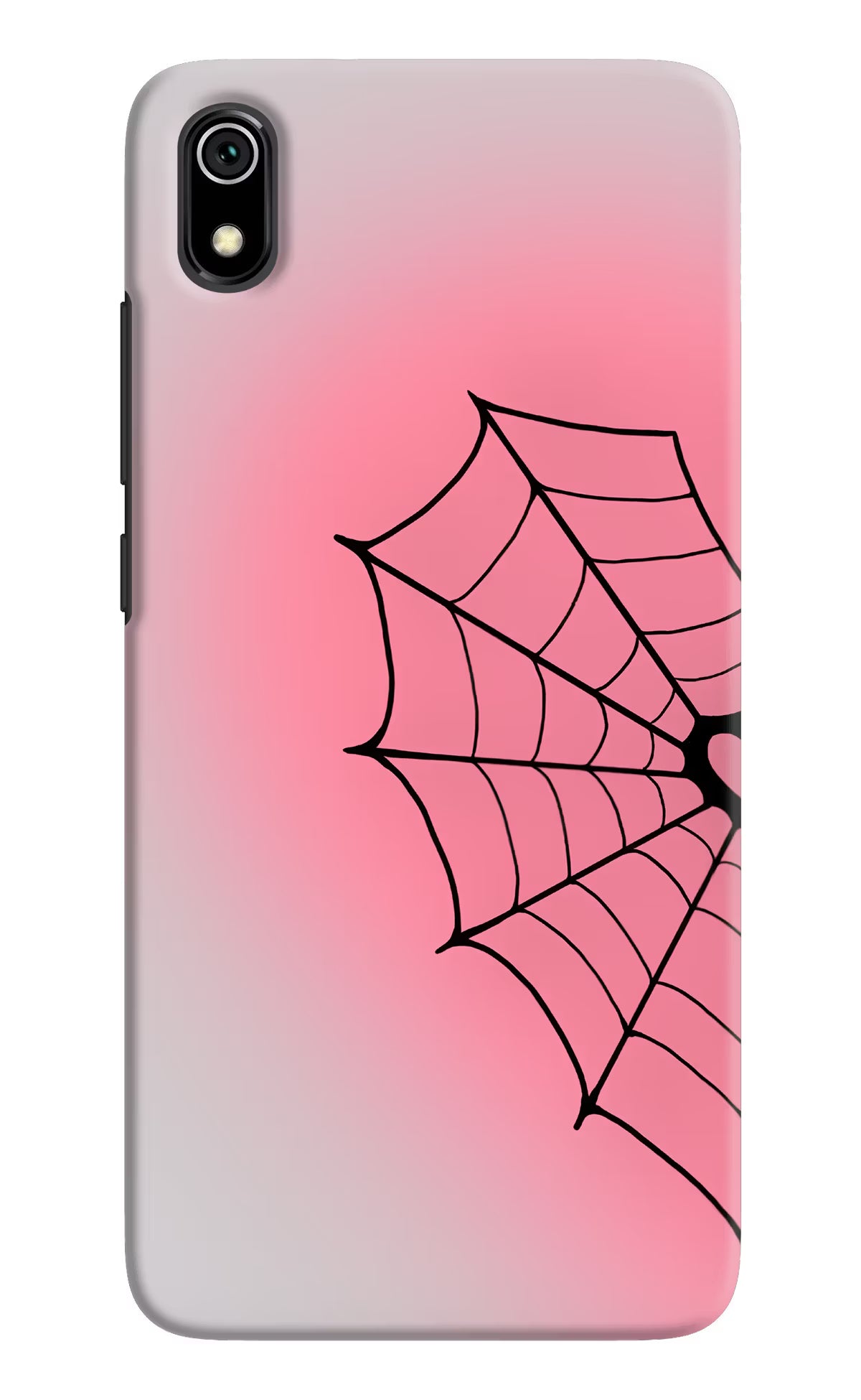 Pink Web Redmi 7A Back Cover