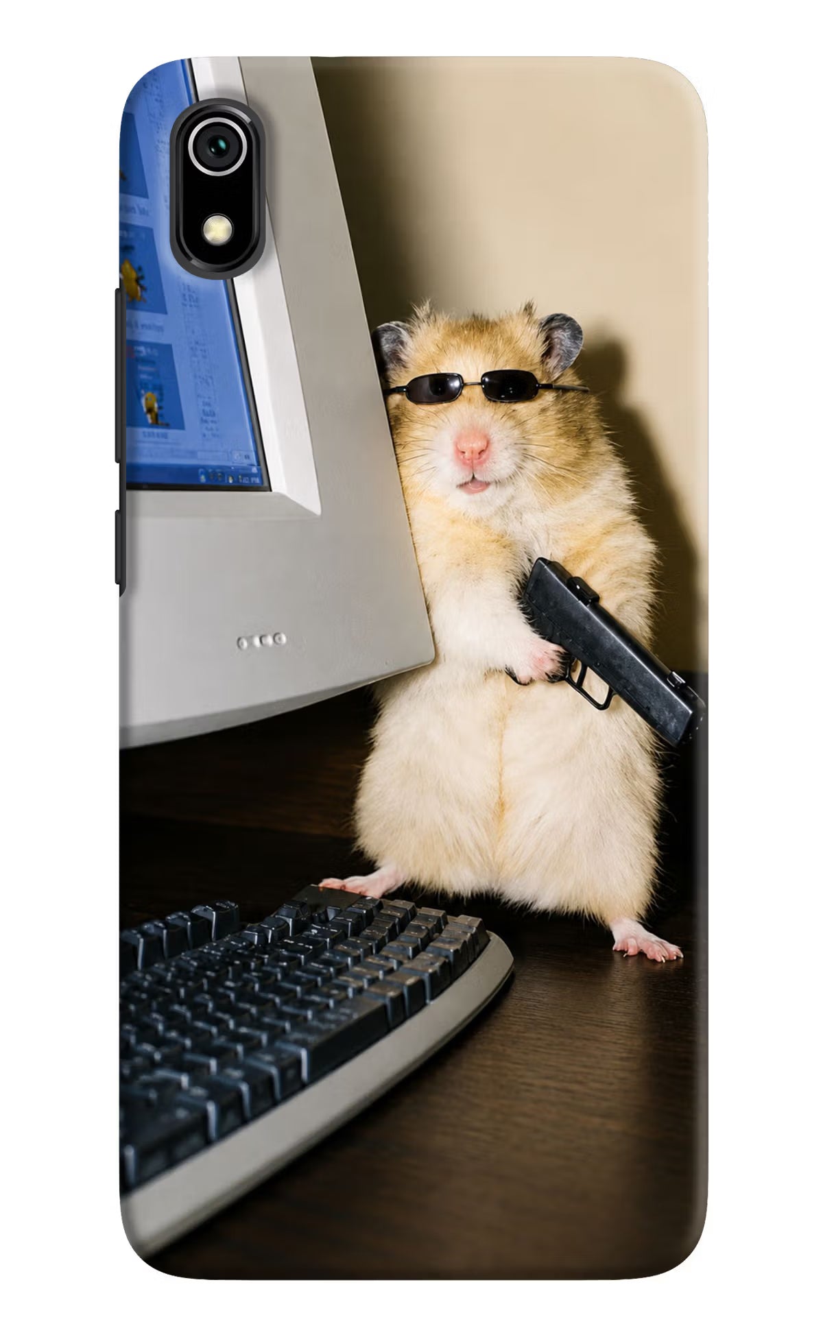 Hacker Hamster Redmi 7A Back Cover