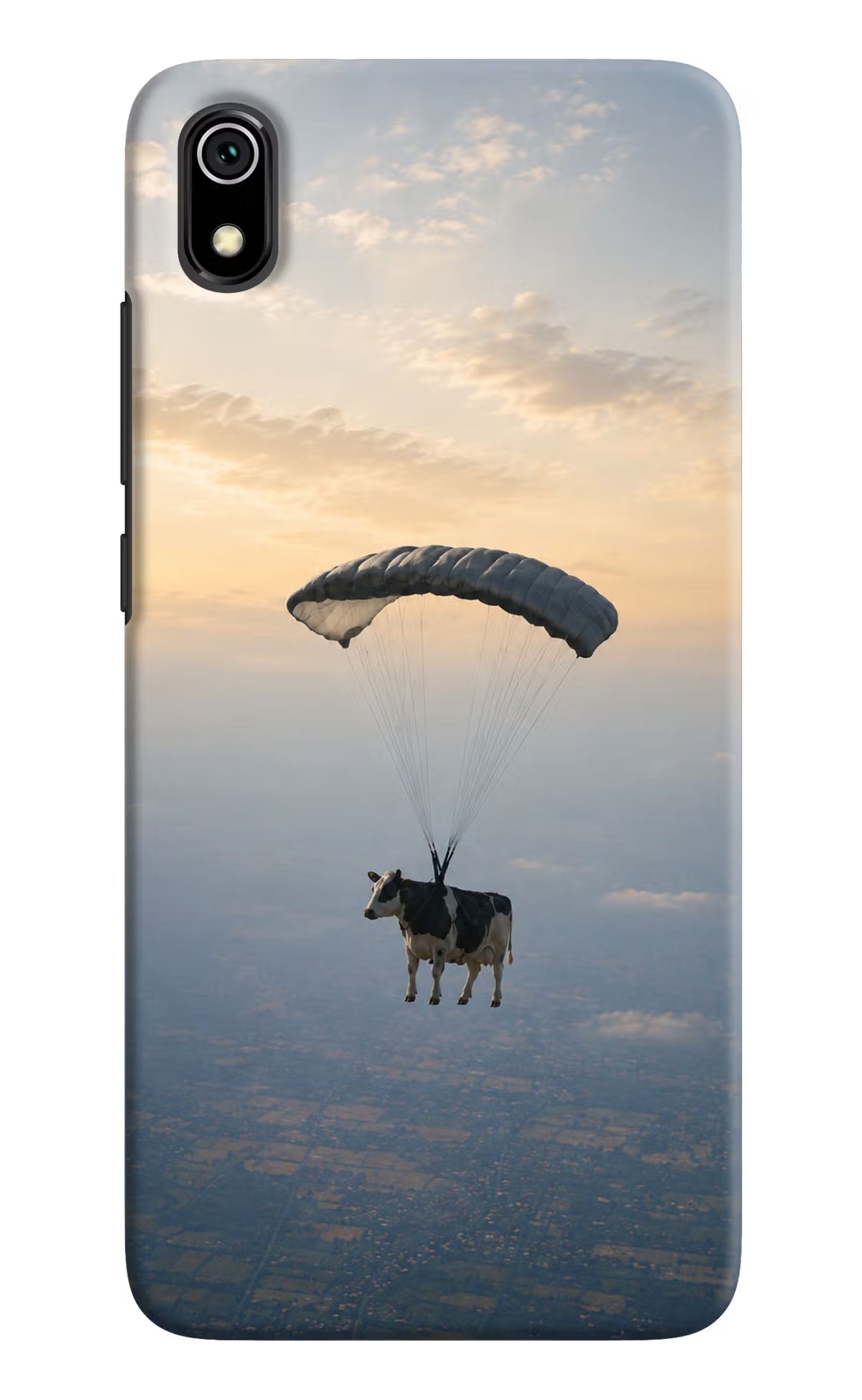 Skydiving Cow Redmi 7A Back Cover