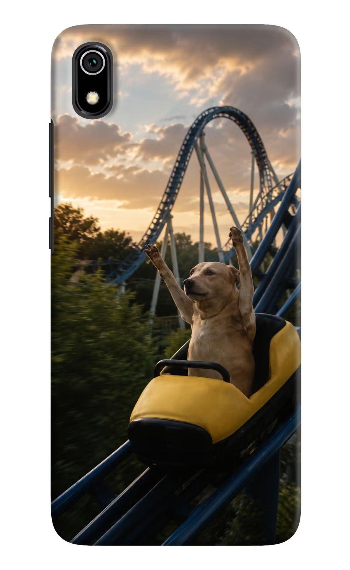 Rollercoaster Dog Redmi 7A Back Cover