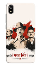 Bhagat Singh Trio Redmi 7A Hard Case Back Cover by Casekaro