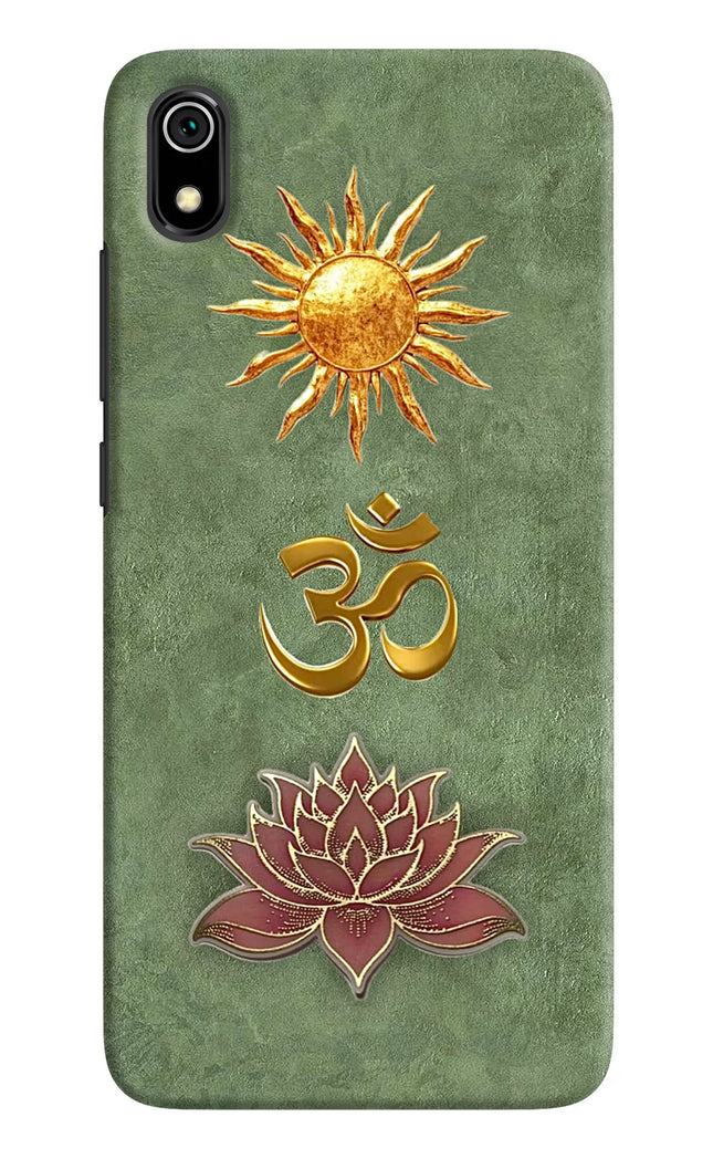 Om & Lotus Redmi 7A Back Cover