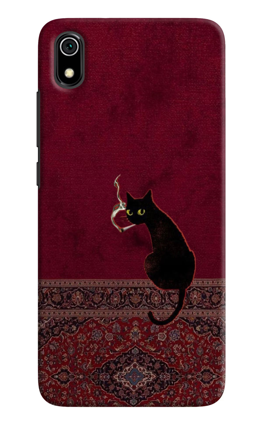 Midnight Cat Redmi 7A Back Cover, Hard case
