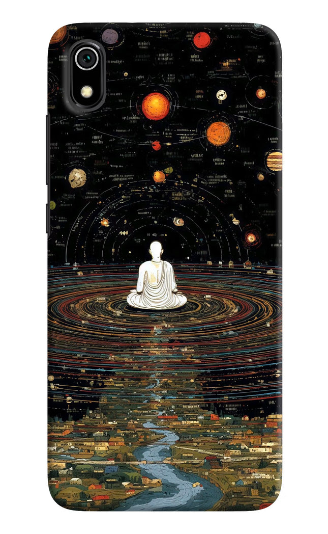 Space Monk Redmi 7A Hard Case Back Cover by Casekaro