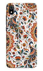 White Mayura Redmi 7A Back Cover