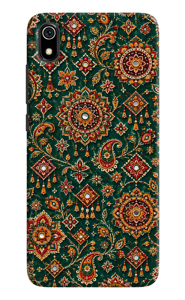 Green Pataka Redmi 7A Hard Case Back Cover by Casekaro