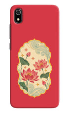 Pink Lotus Redmi 7A Hard Case Back Cover by Casekaro