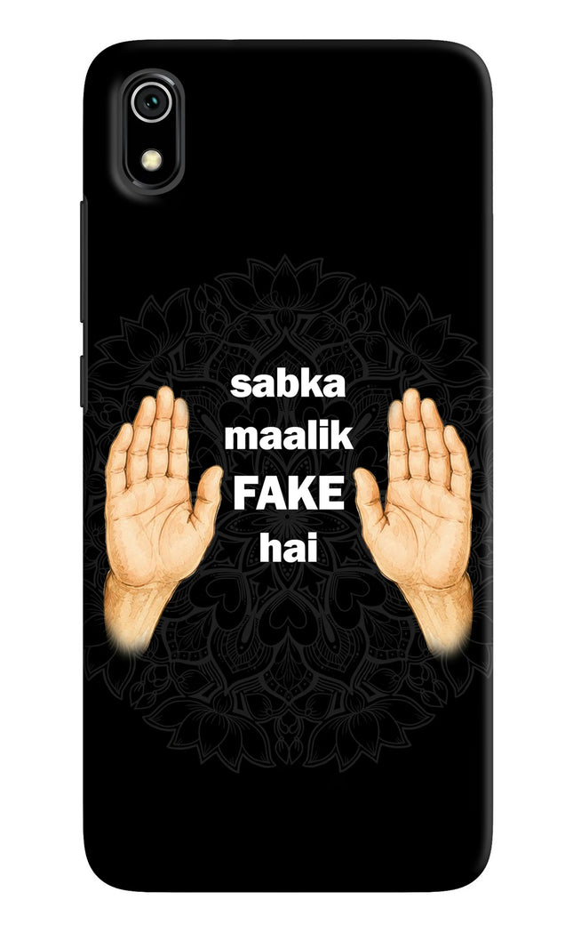 Sabka Malik Fake Redmi 7A Hard Case Back Cover by Casekaro