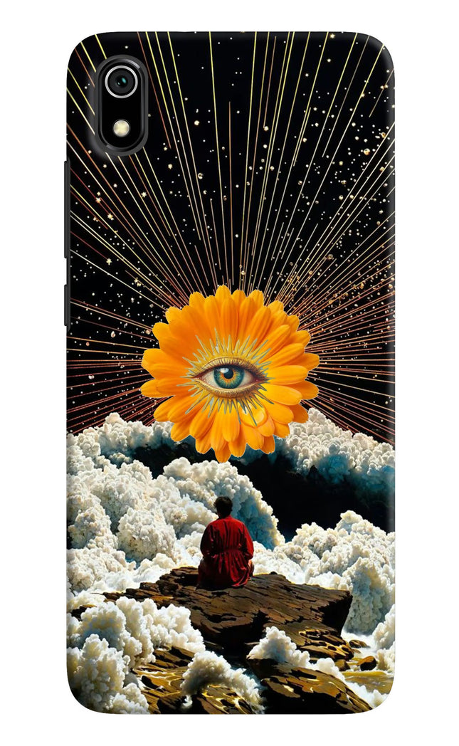 Cosmic Flower Redmi 7A Hard Case Back Cover by Casekaro