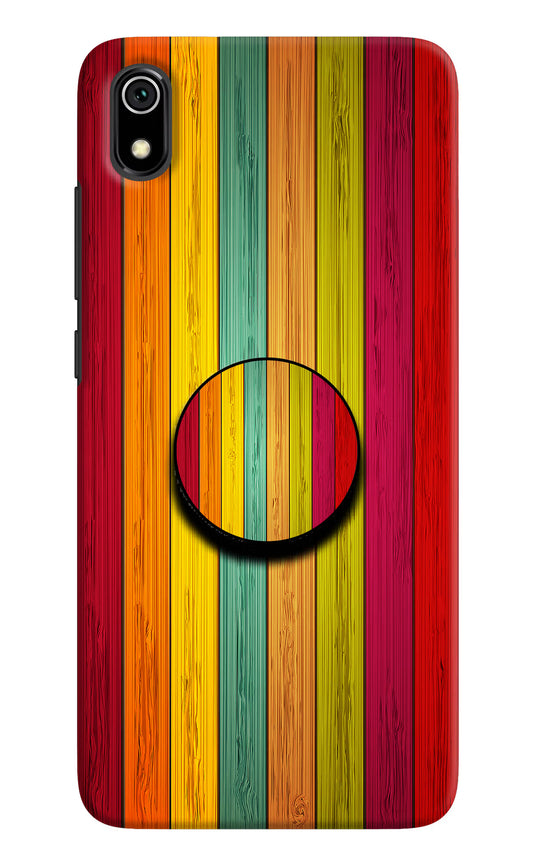 Multicolor Wooden Redmi 7A Pop Case by Casekaro
