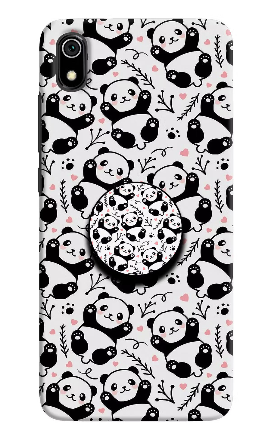 Cute Panda Redmi 7A Pop Case, Hard case