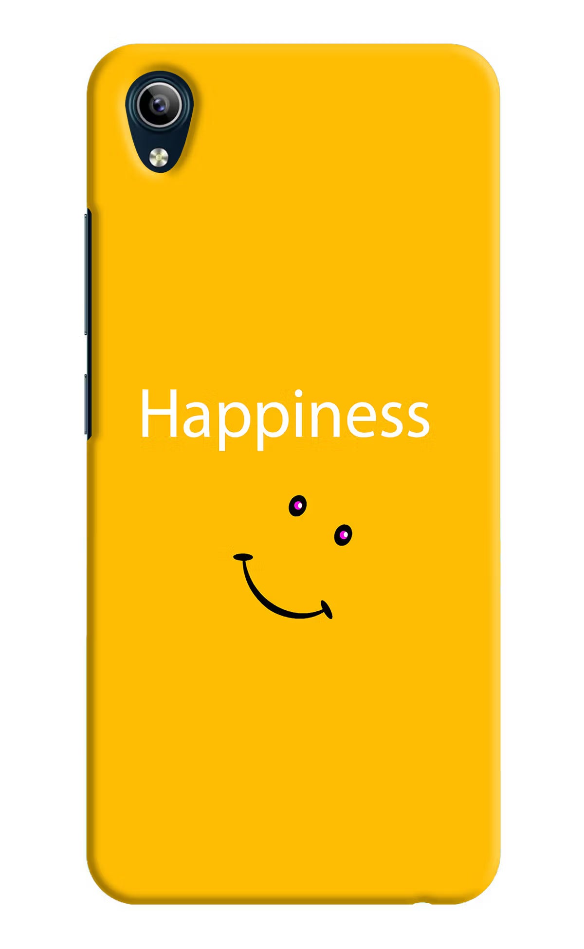 Happiness With Smiley Vivo Y91i/Y1s Hard Case Back Cover by Casekaro