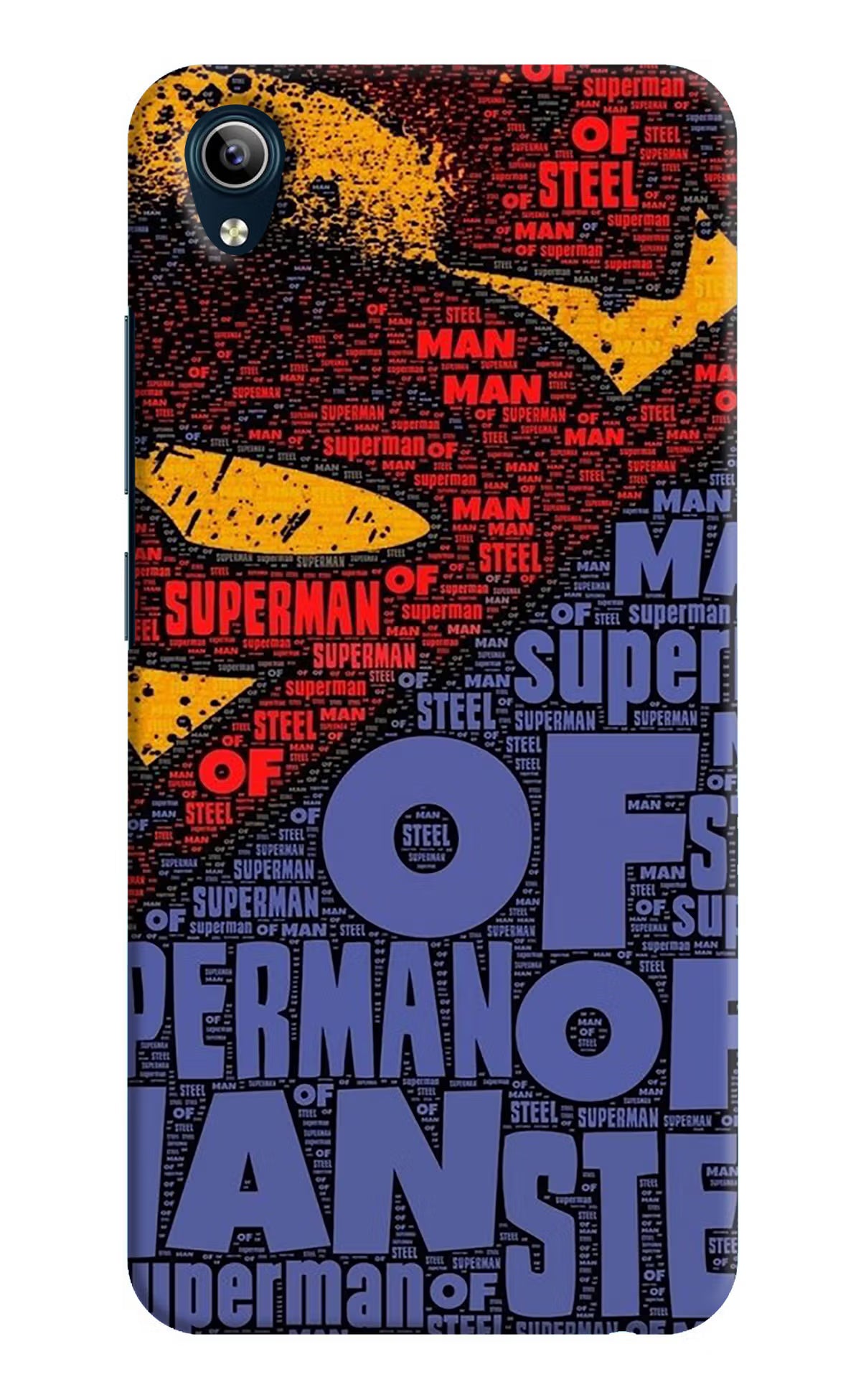 Superman Vivo Y91i/Y1s Hard Case Back Cover by Casekaro
