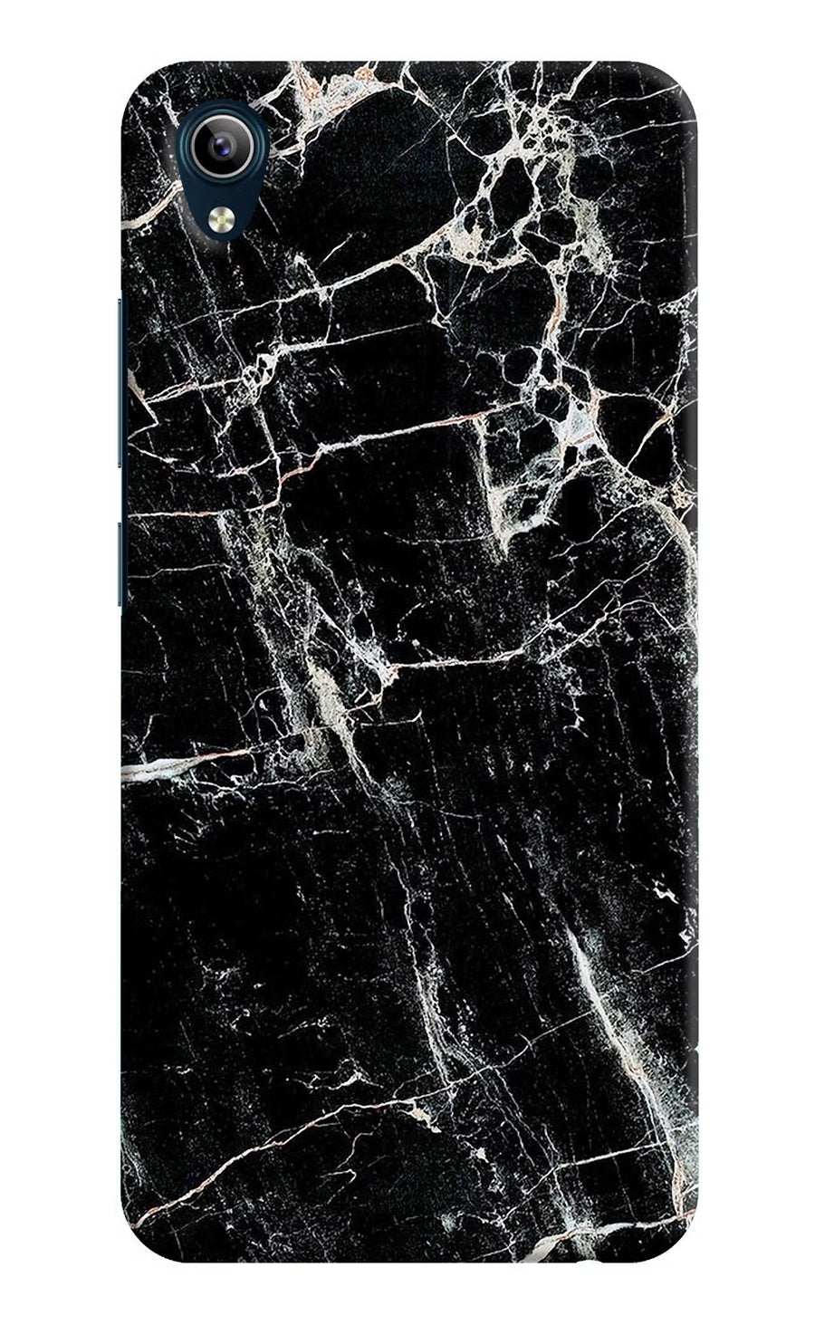 Black Marble Texture Vivo Y91i/Y1s Back Cover, Hard case