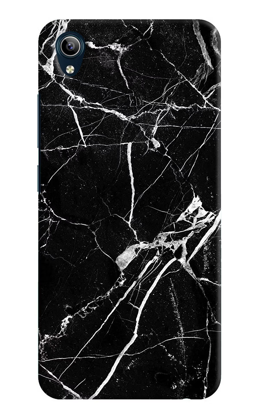 Black Marble Pattern Vivo Y91i/Y1s Back Cover, Hard case
