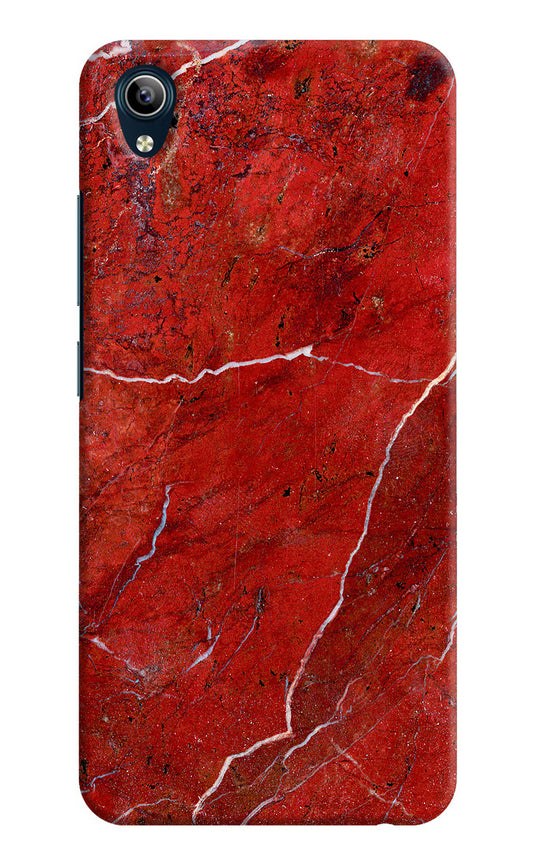 Red Marble Design Vivo Y91i/Y1s Hard Case Back Cover by Casekaro