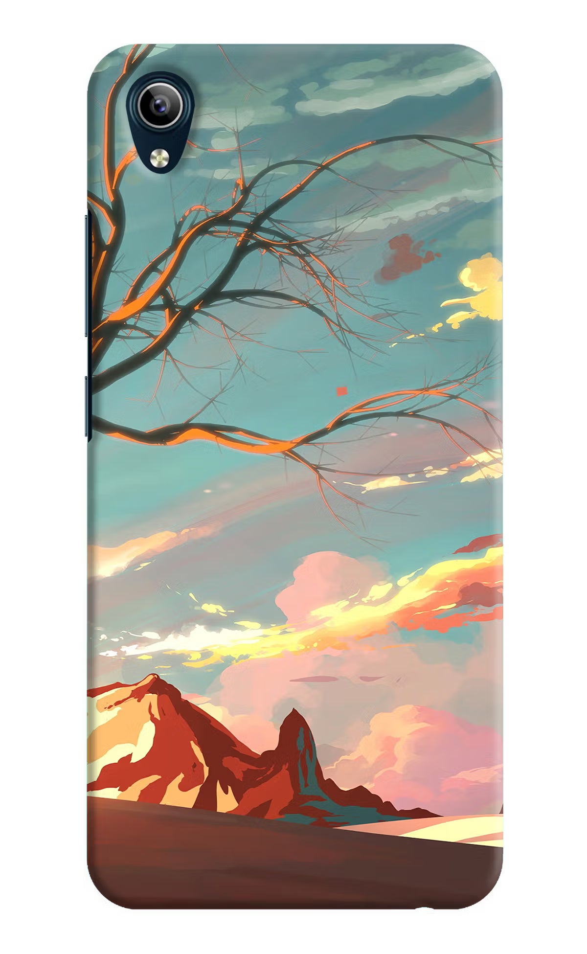 Scenery Vivo Y91i/Y1s Hard Case Back Cover by Casekaro