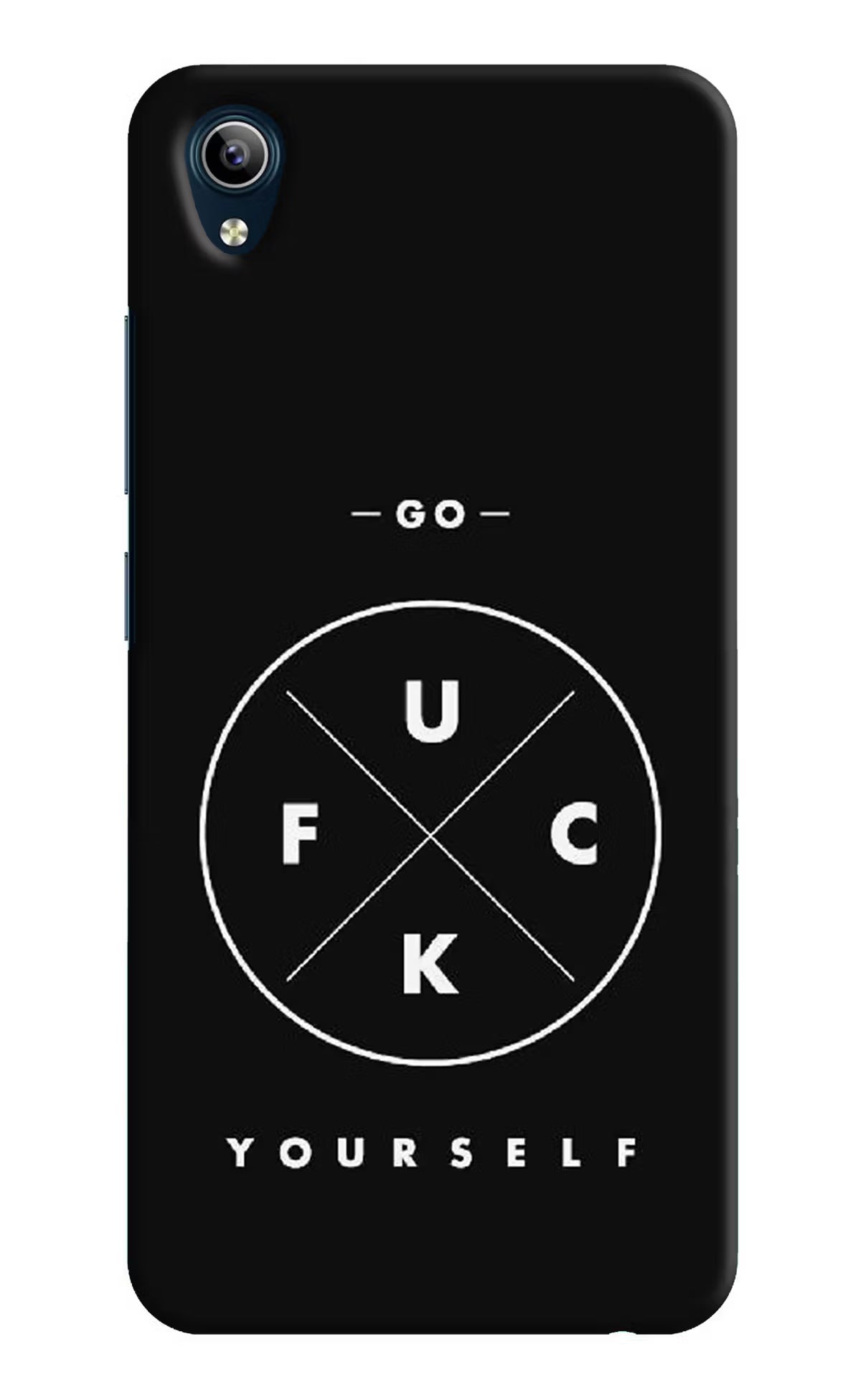 Go Fuck Yourself Vivo Y91i/Y1s Hard Case Back Cover by Casekaro
