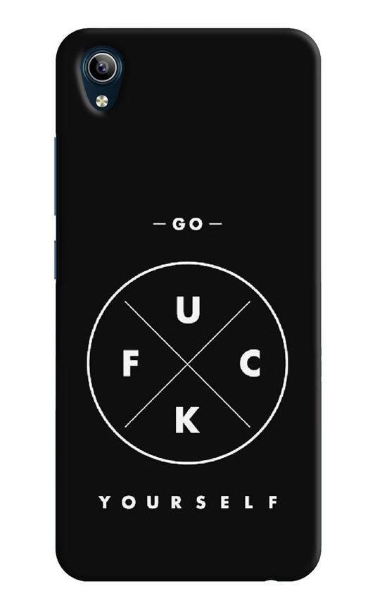 Go Fuck Yourself Vivo Y91i/Y1s Hard Case Back Cover by Casekaro